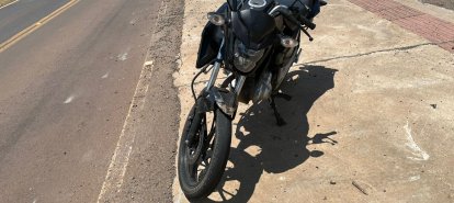 Colisão traseira deixa adolescente ferido na SC-492, no Oeste